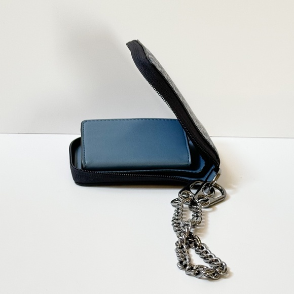 Michael Kors Cooper Ombre Zip Around Wallet MK Denim - Picture 10 of 13